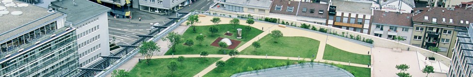 Střešní zahrady - Zahrada Olomouc